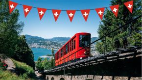Monte Bre - Kabelbaan Trein