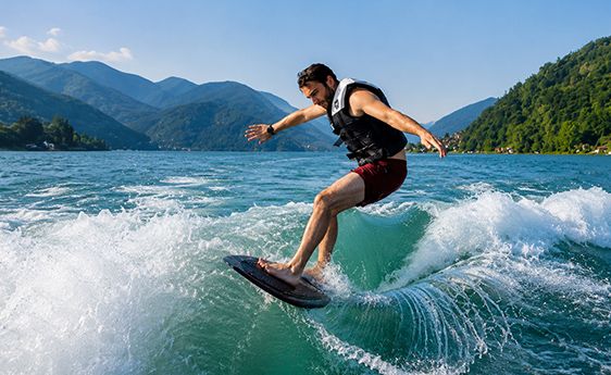 Boot huren en watersport rond Porlezza